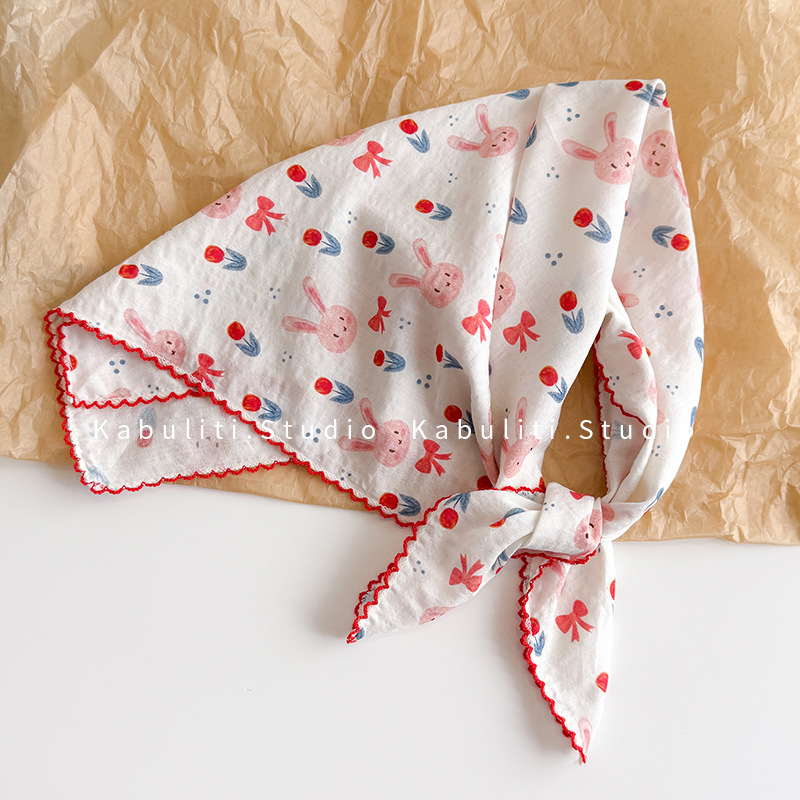 Head Wrap Turban - Syal Persegi Katun Linen 58 Cm