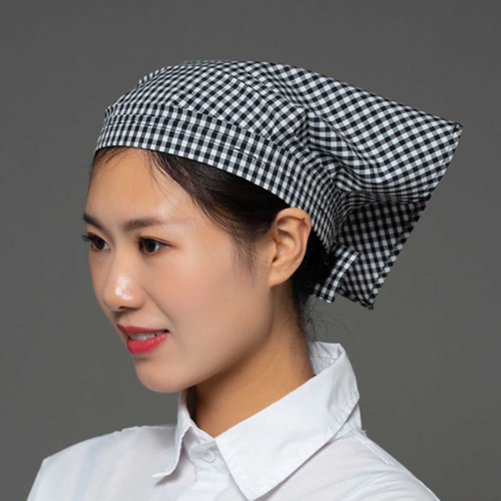 Bandana Cotton - Kerudung Katun untuk Staf Dapur Restoran,