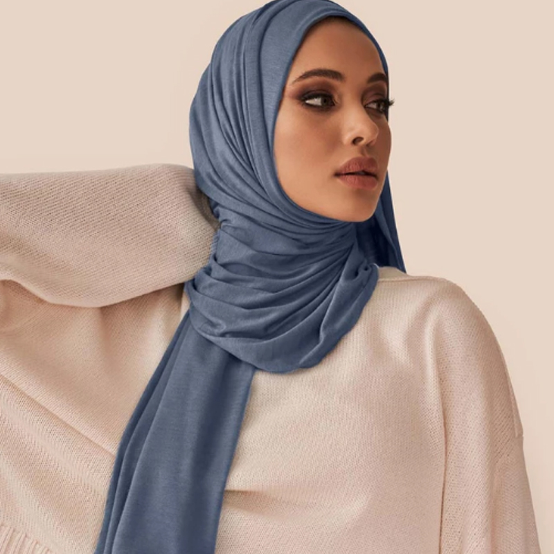 Bandana Cotton - Syal Hijab Jersey Katun Modal Fashion