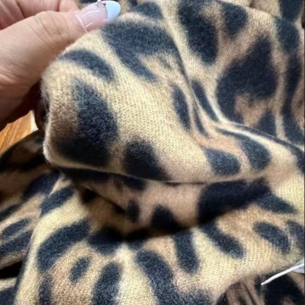 Syal Leopard Desain 190*70CM S - Woven Scarf Blanket ulasan dan harga