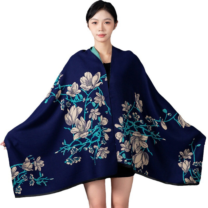 Syal Musim Dingin Wanita Syal  - Woven Scarf Blanket ulasan dan harga