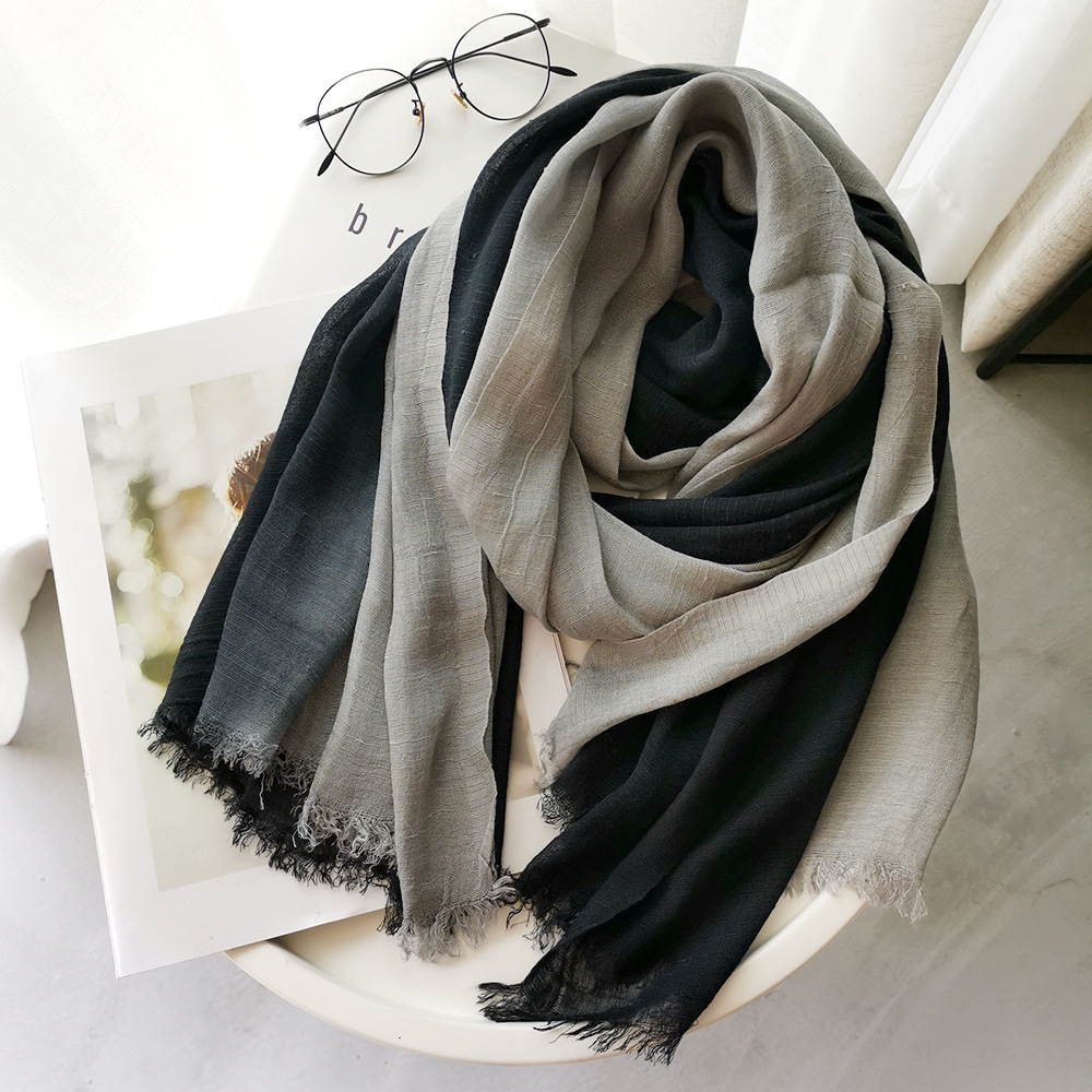Syal Linen Katun Uniseks Gaya  - Bandana Cotton ulasan dan harga