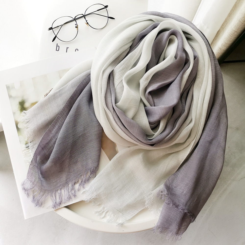Syal Linen Katun Uniseks Gaya  - Bandana Cotton ulasan dan harga