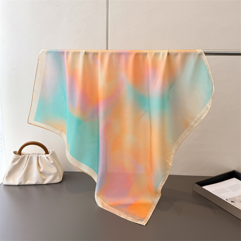 Syal Sutra Persegi Desain 2025 - Scarf Silk Square ulasan dan harga