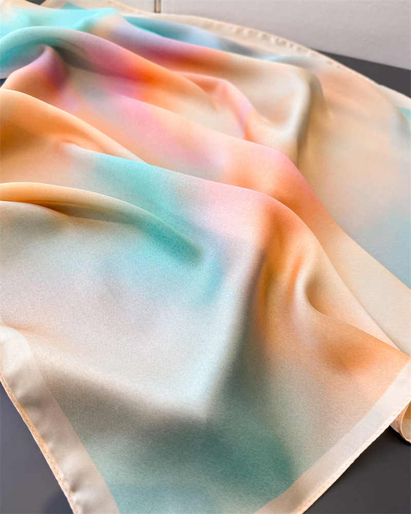 Syal Sutra Persegi Desain 2025 - Scarf Silk Square ulasan dan harga