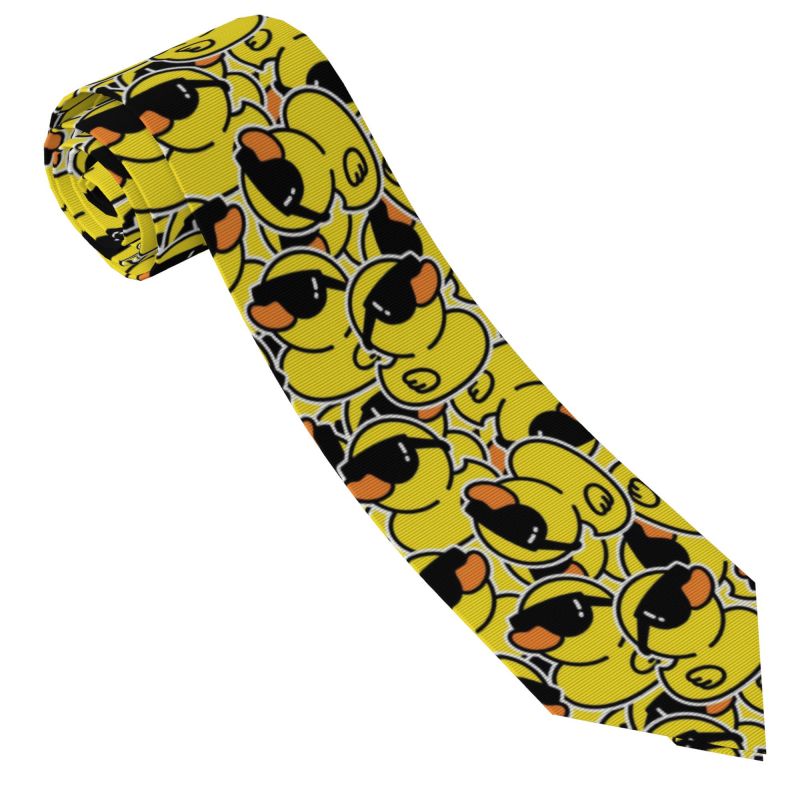 Dasi Karet Lucu Motif Bebek Ku - Skinny Tie Men ulasan dan harga