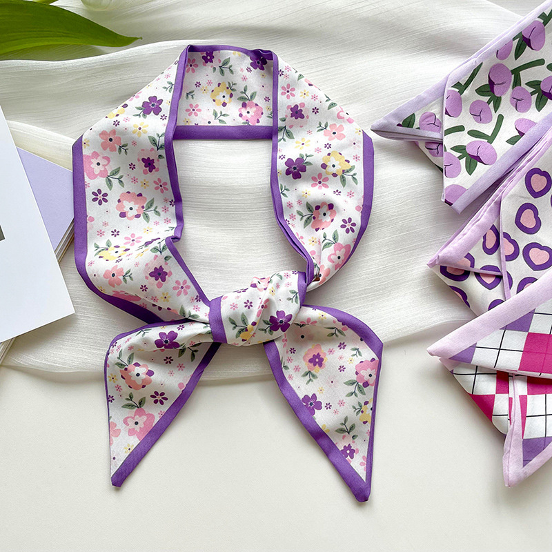 Syal Sutra Wanita Pendek Sempi - Silk Neck Scarf ulasan dan harga